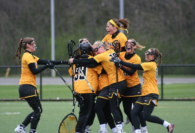The MCC women's lacrosse team claimed its sixth straight regional title with a 16-8 win over Onondaga Sunday. Photo by Cameron Lenci.